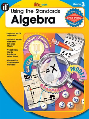 cover image of Using the Standards - Algebra, Grade 3